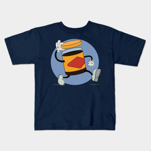 Classic Vegemite Kids T-Shirt by Stijn Scrayen